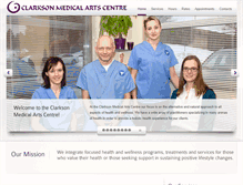 Tablet Screenshot of clarksonmedicalarts.com
